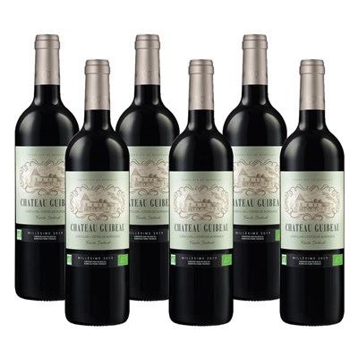 Case of 6 Chateau Guibeau Bordeaux Wine 75cl Red Wine Wine